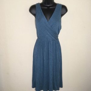 Loft V- Neck Wrap Dress